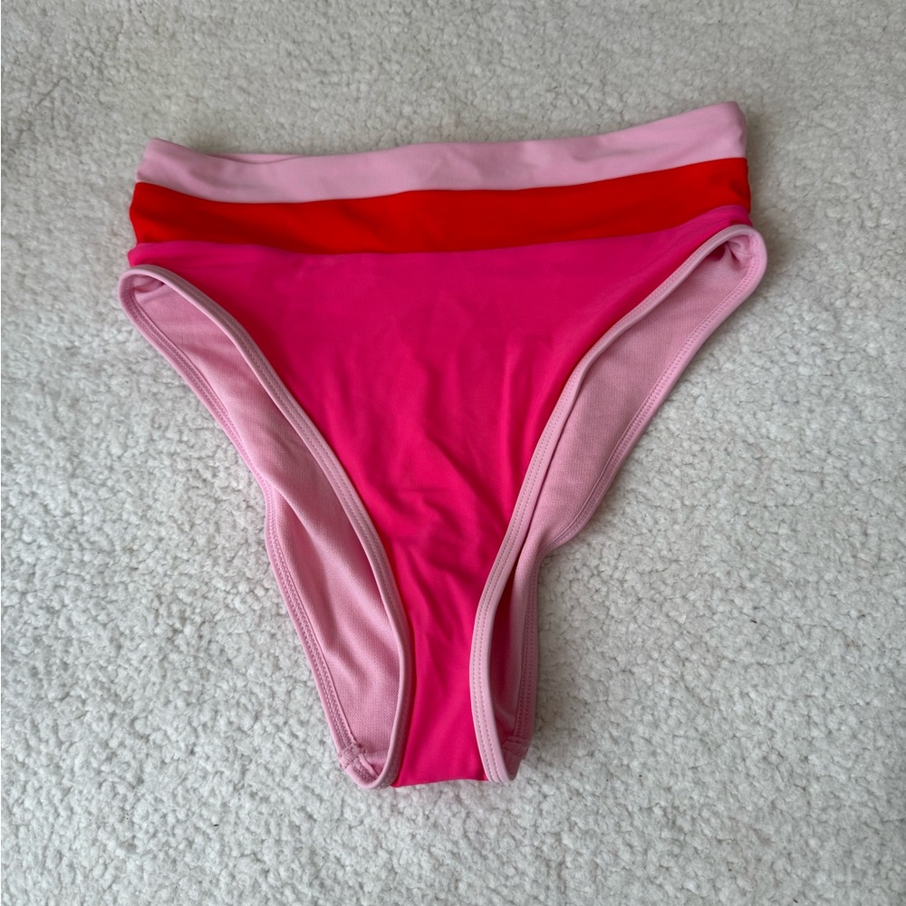 Salt + Cove hot pink swim bottoms